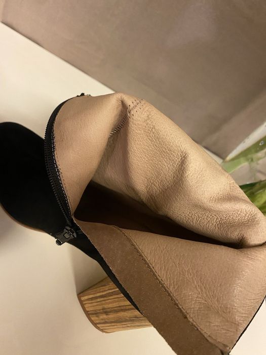 Жіночі ботінки натуральний замш (39)