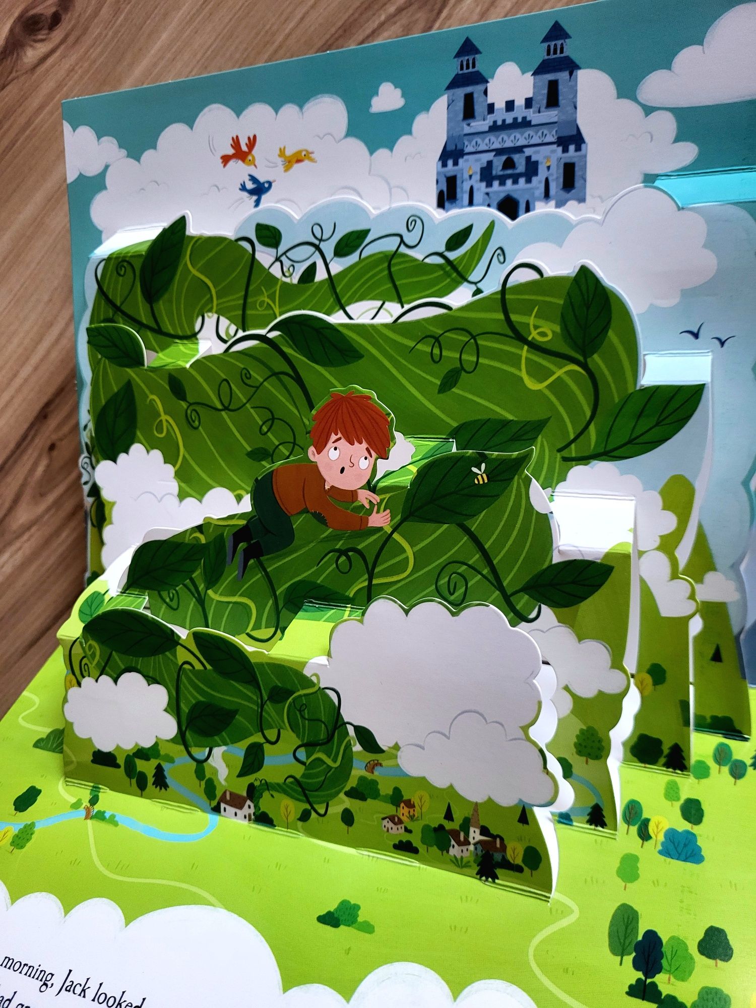 Jack and the Beanstalk Pop-Up Book z kodem QR Jaś Fasola po angielsku