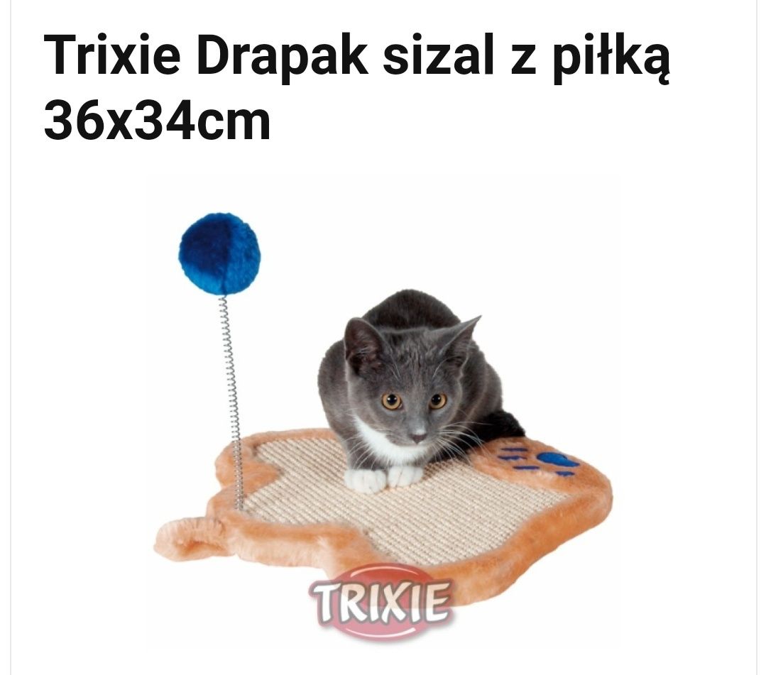 Drapak z piłeczką dla kota