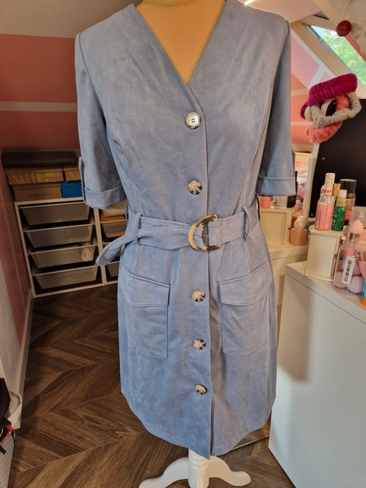 Niebieska sukienka damska M