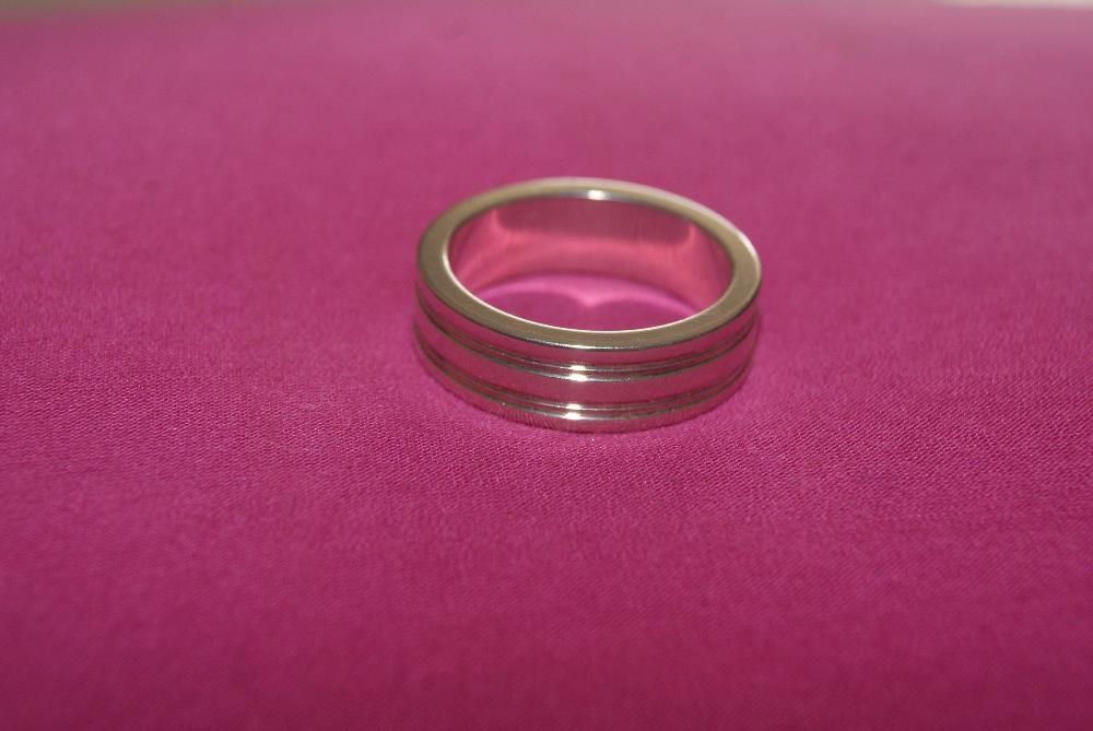 obrączka srebrna
