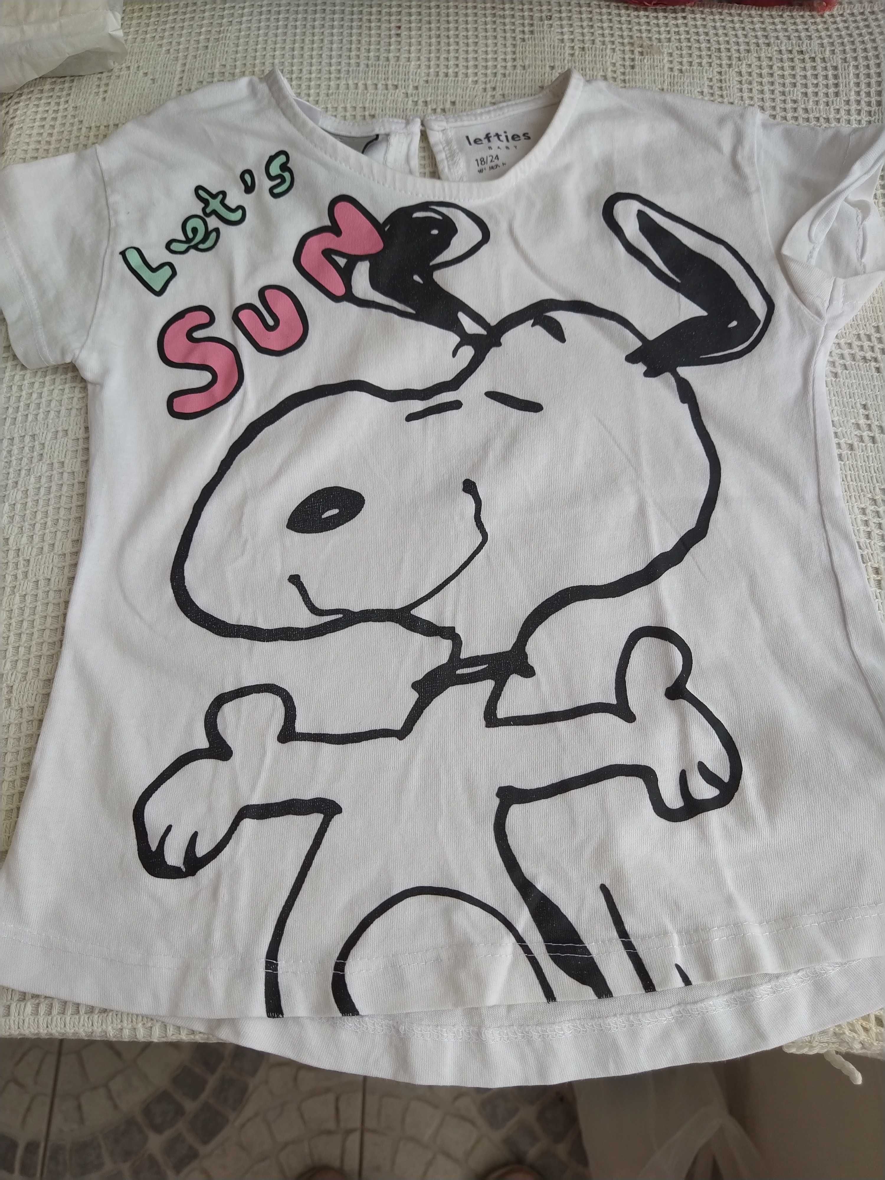 Blusa do Snoopy - Lefties - 18 - 24 meses - 92 cm