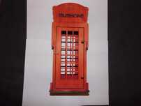 Angielska budka telefoniczna TELEPHONE dekoracja