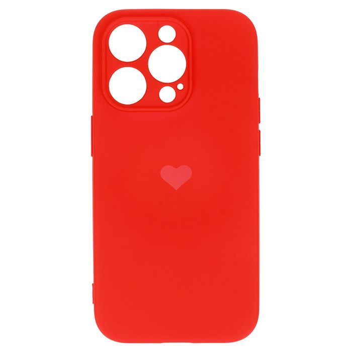 Vennus Silicone Heart Case Do Iphone 14 Pro Wzór 1 Czerwony