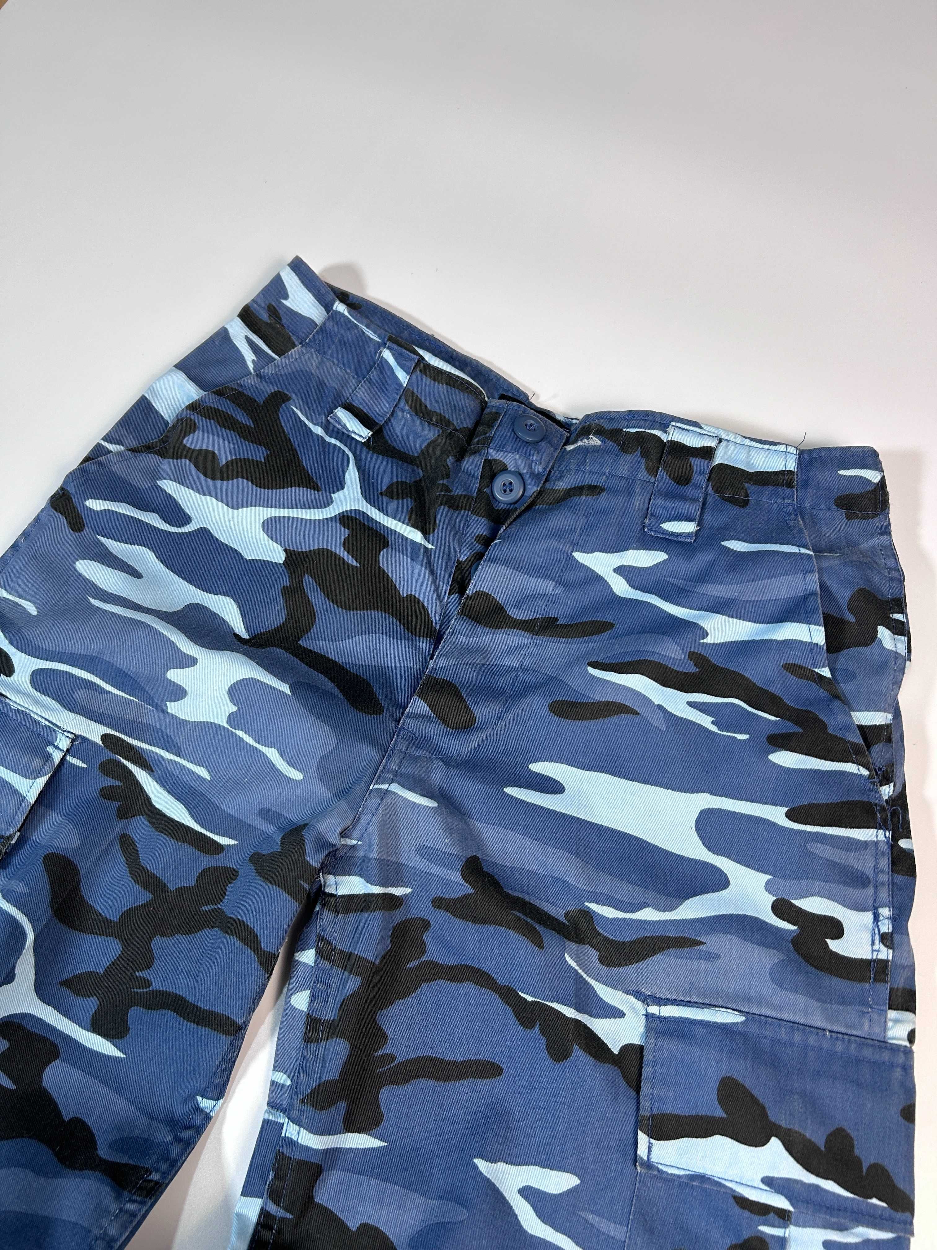 Blue Camo Kombat UK Military Baggy Pants