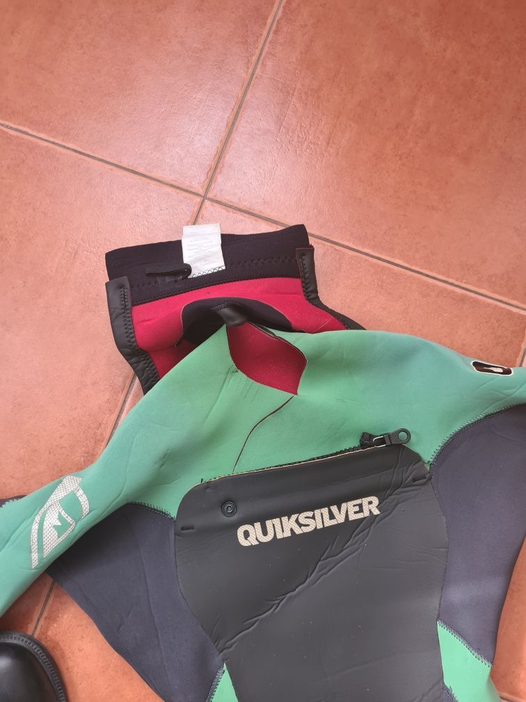 Fato surf  Quicksilver mergulho 14 16 anos