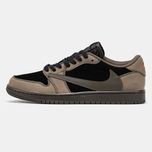Мужские кроссовки Nike Air Jordan 1 Low x Travis Scott Brown. 40-46
