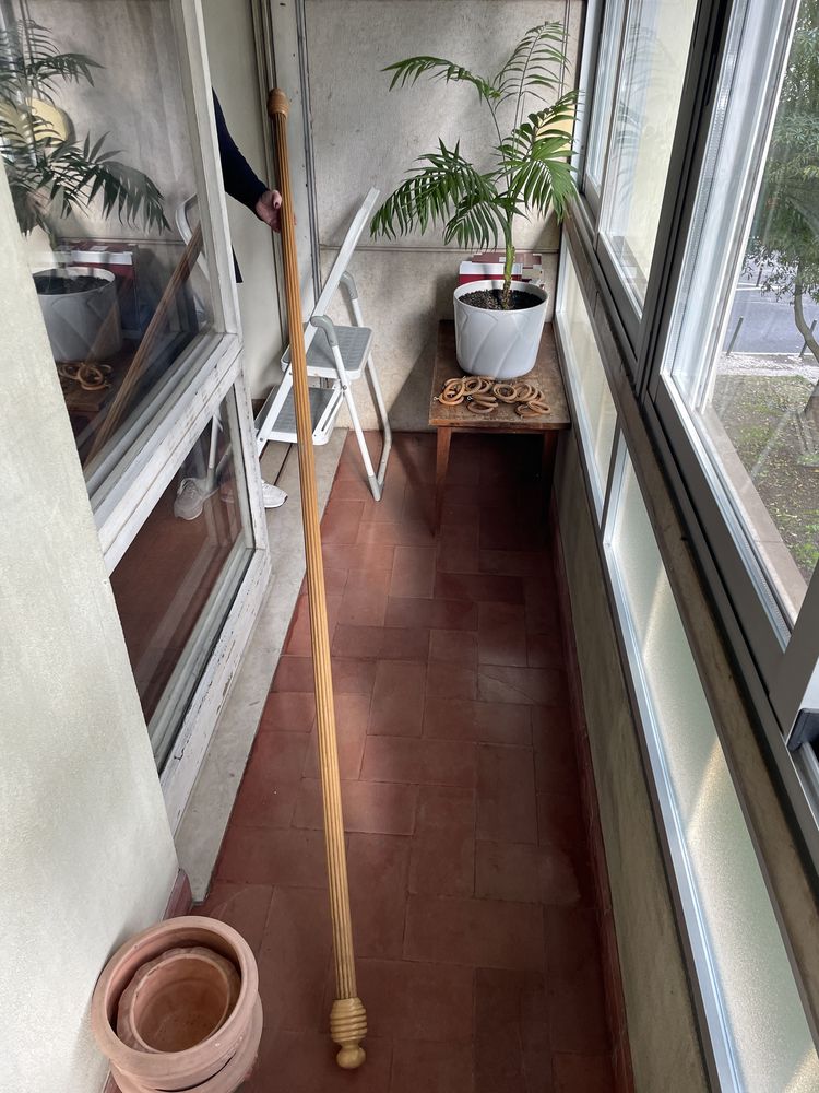 Varão para cortinados (argolas incluidas)