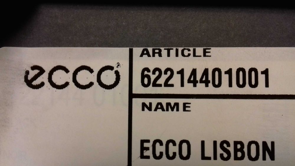 Ecco Lisbon slip on black