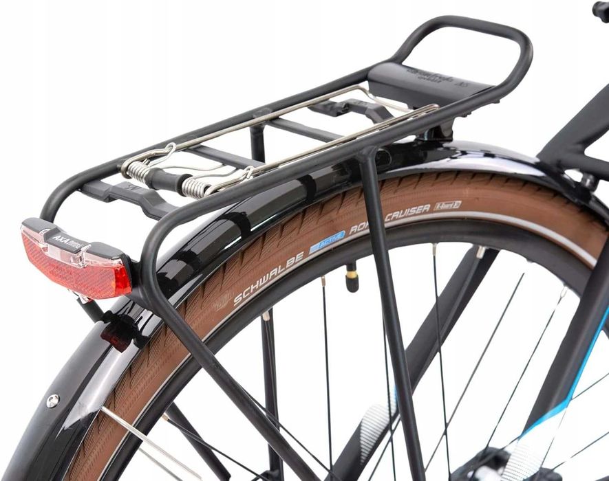 Rower Elektryczny Damski Męski Miejski 250W 28" 14 Ah ALU Amortyzacja