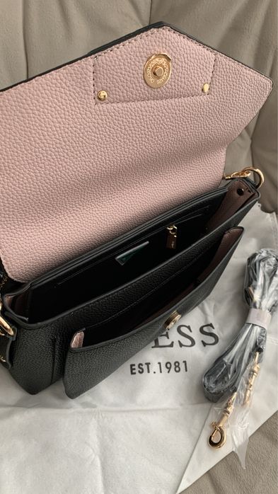 Сумка жіноча чорна 1:1 guess