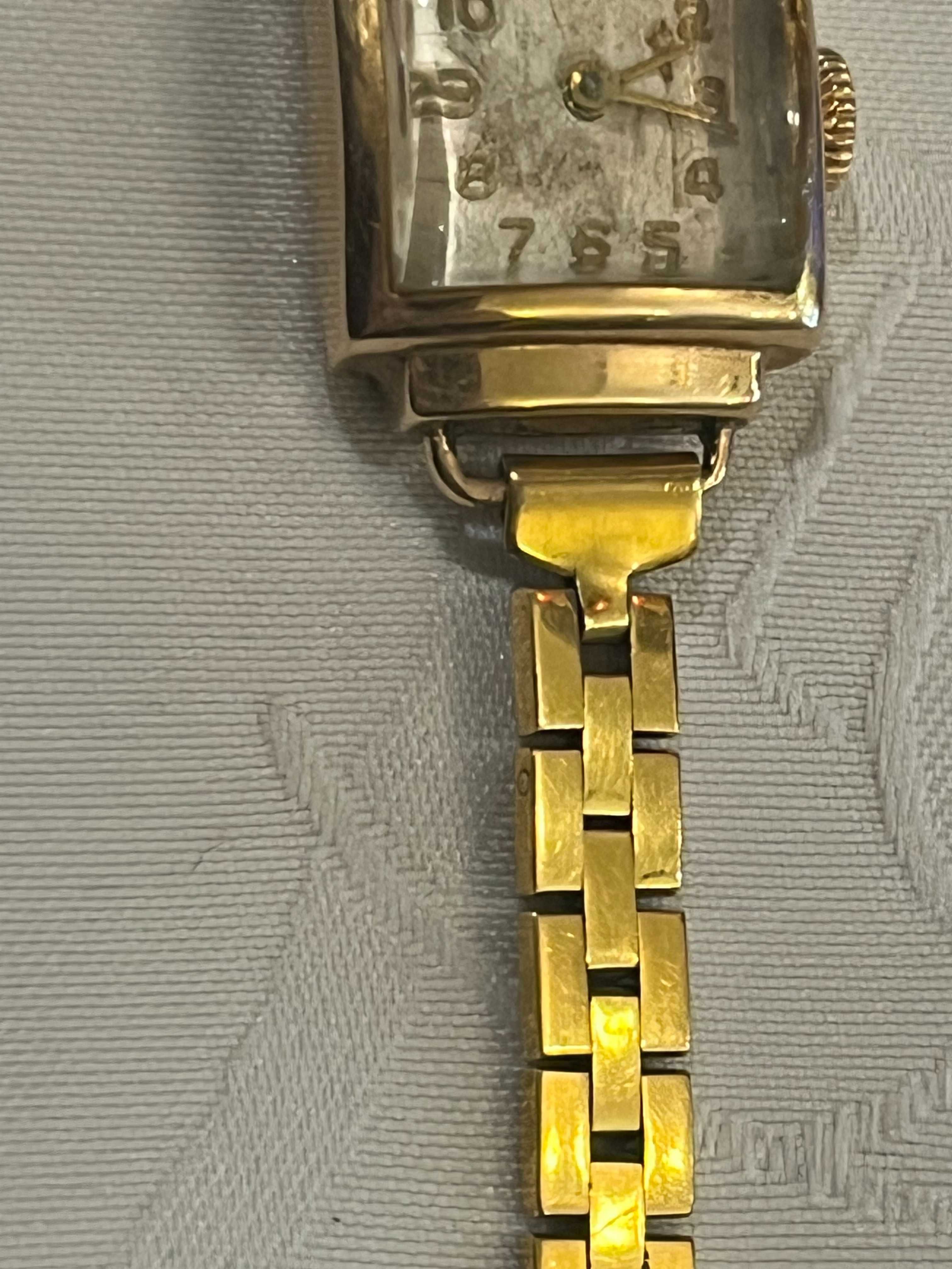 Złoty damski zegarek , złoto, 14 k, 21 g.