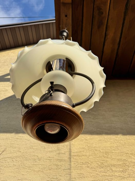 Lampa sufitowa stylowa żyrandol zwis wisząca okrętowa holenderska skla