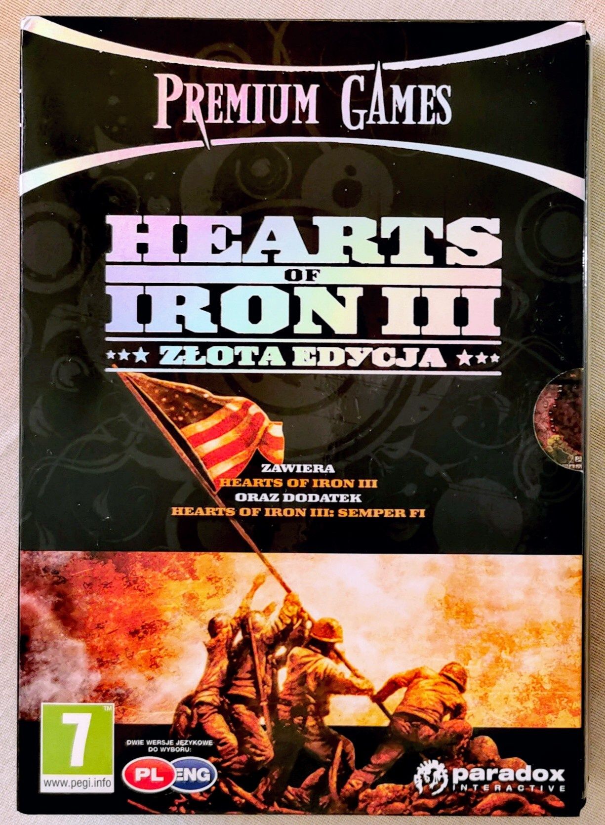 Hearts of Iron 3 Złota Edycja PL + dodatek Semper F1 gra PC UNIKAT !