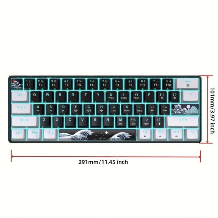 Клавіатура механічна HXSJ V900 60%