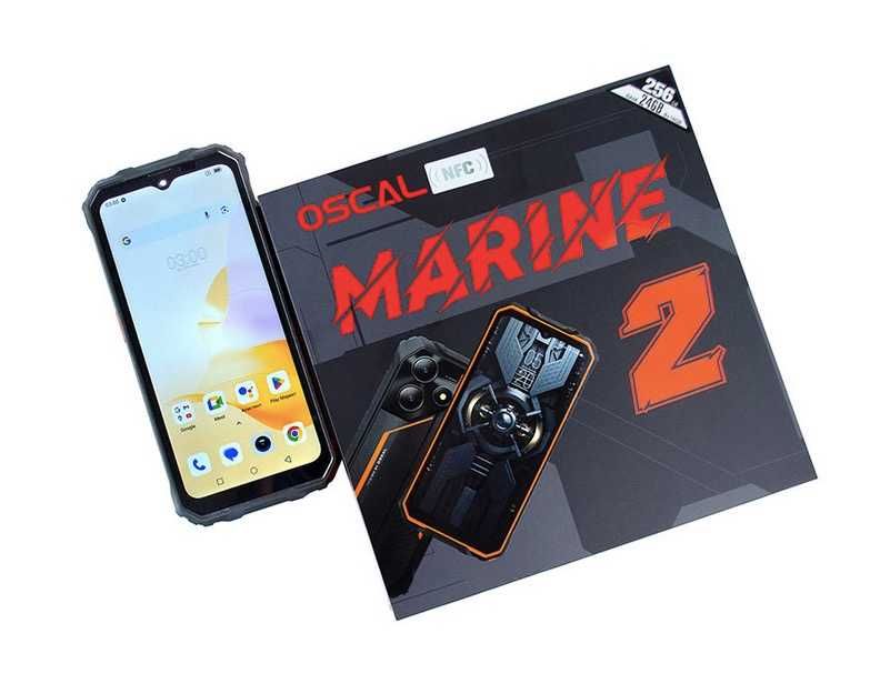 Oscal Marine 2 8/256GB надійний захищений смартфон з батареєю 11000мАг