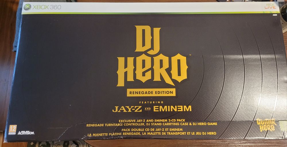 Xbox360 Dj Hero Renegade Edidion Jay-Z & Eminem NOWY