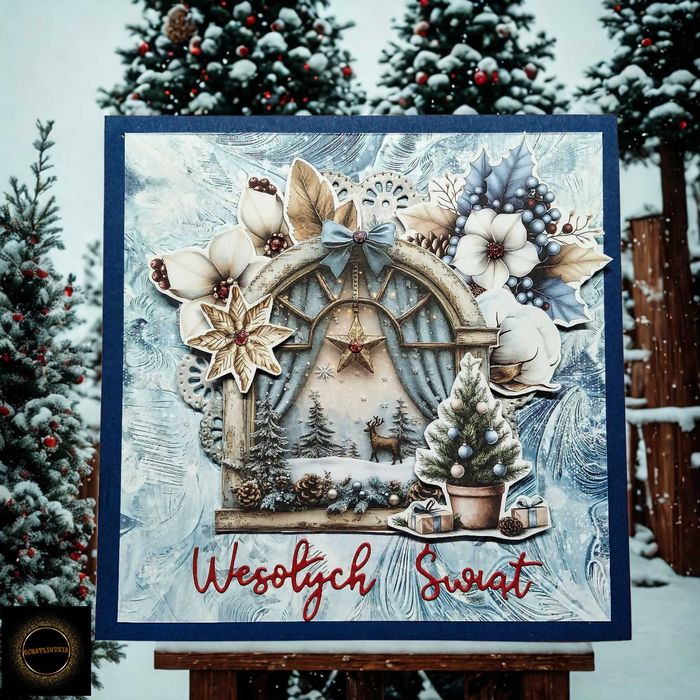 kartka świąteczna handmade