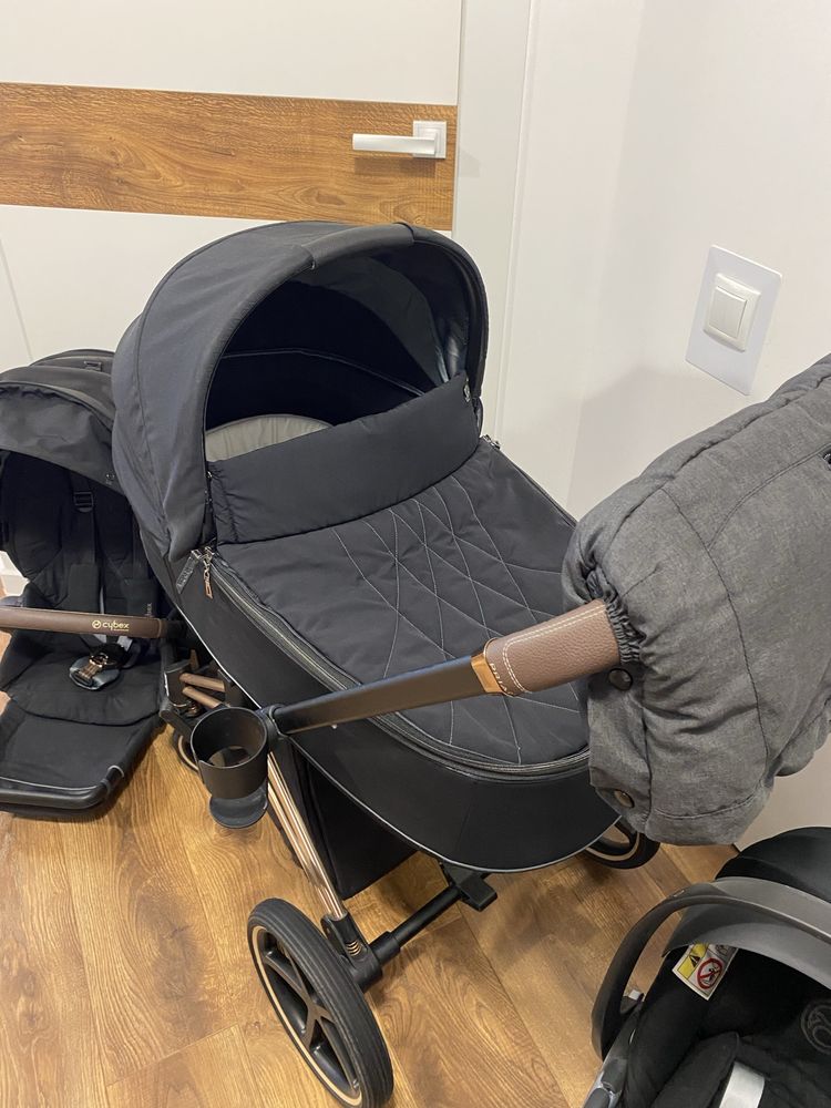 Cybex priam 3 в 1 rose gold