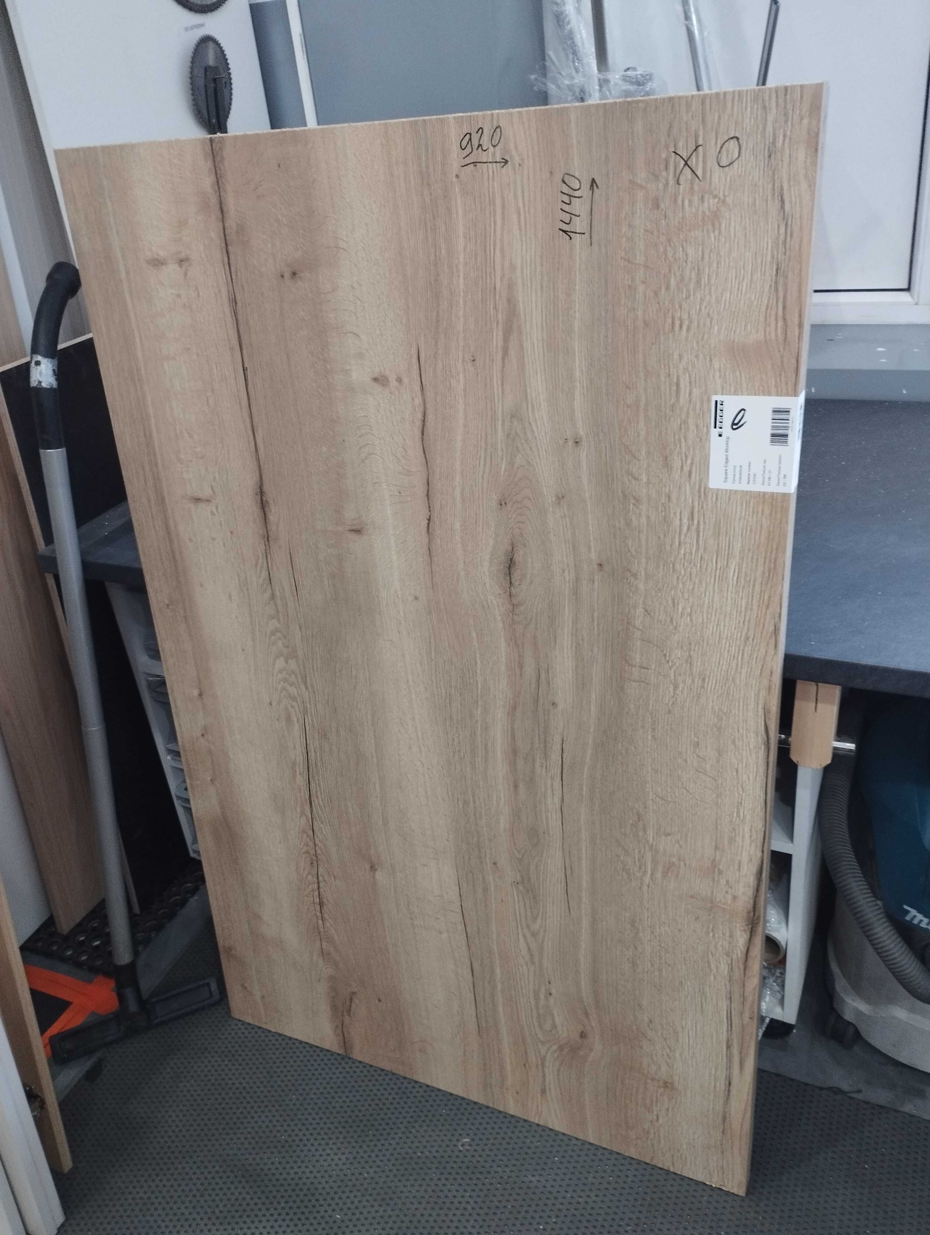 Blat meblowy grubość 40mm 3 rodzaje drewnianej i biały Kamień, Halifax