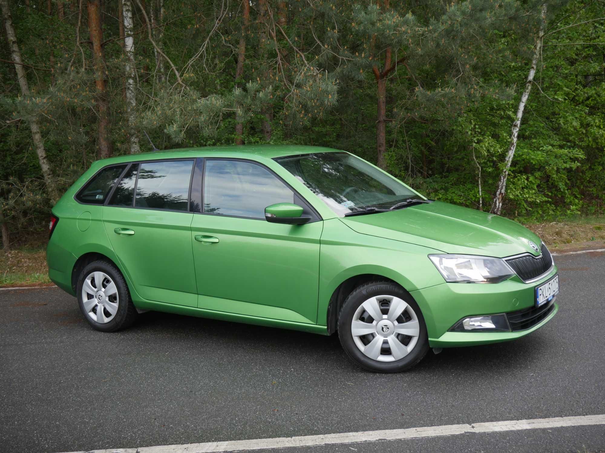 SKODA FABIA 1.4 TDI Zielone Kombi SALON POLSKA Klimatyzacja Start-Stop
