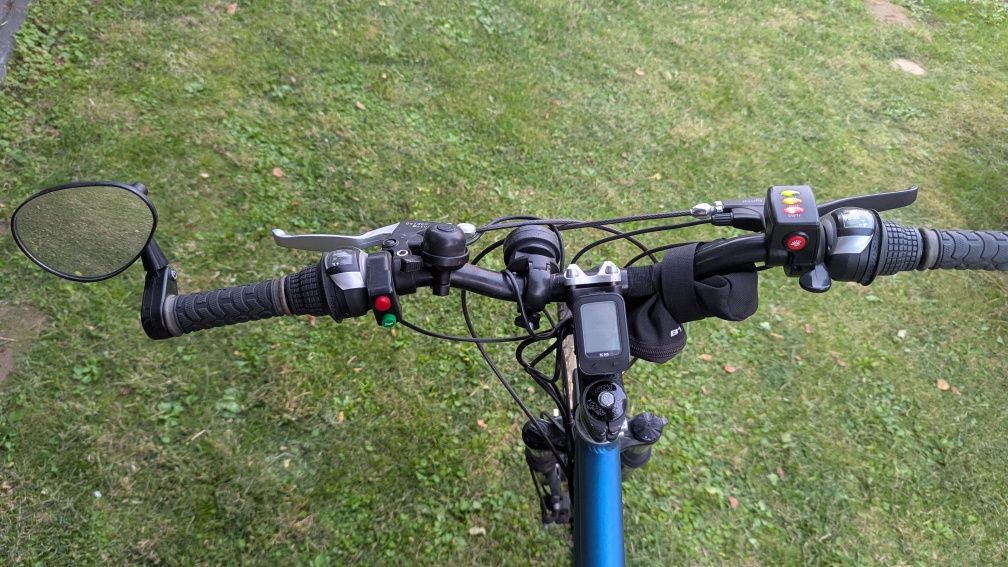 Rower elektryczny w pełni amortyzowany,stan idealny
