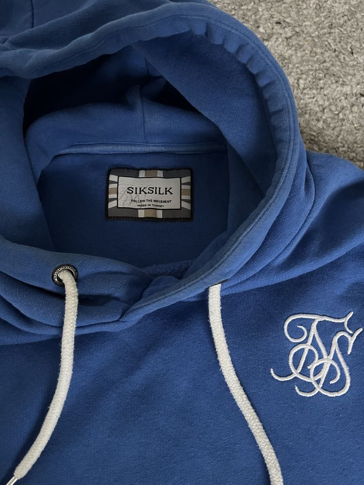 Bluza siksilk niebieska