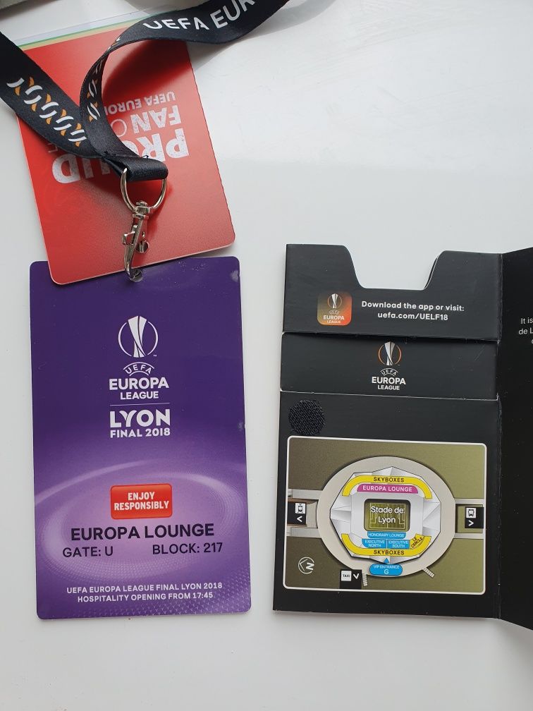 Bilet, karta wstępu UL UEFA League Final 2018 Lyon Francja