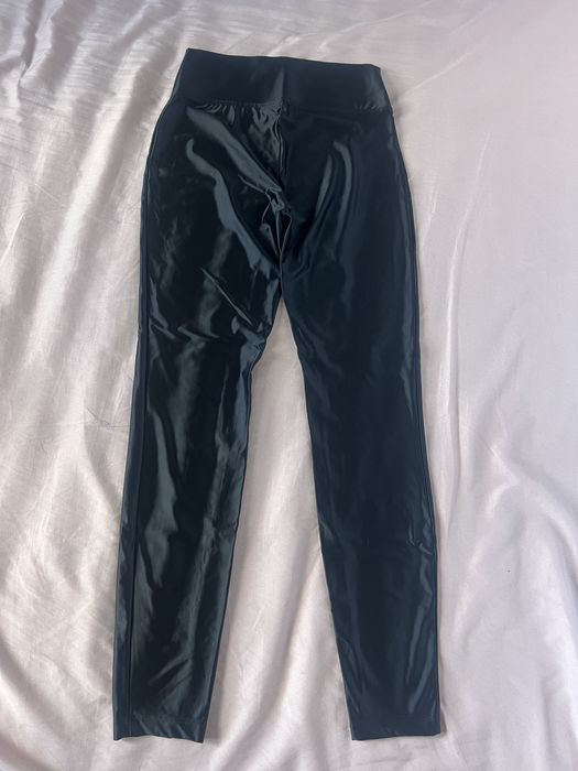 Leginsy calzedonia M czarne blyszczace