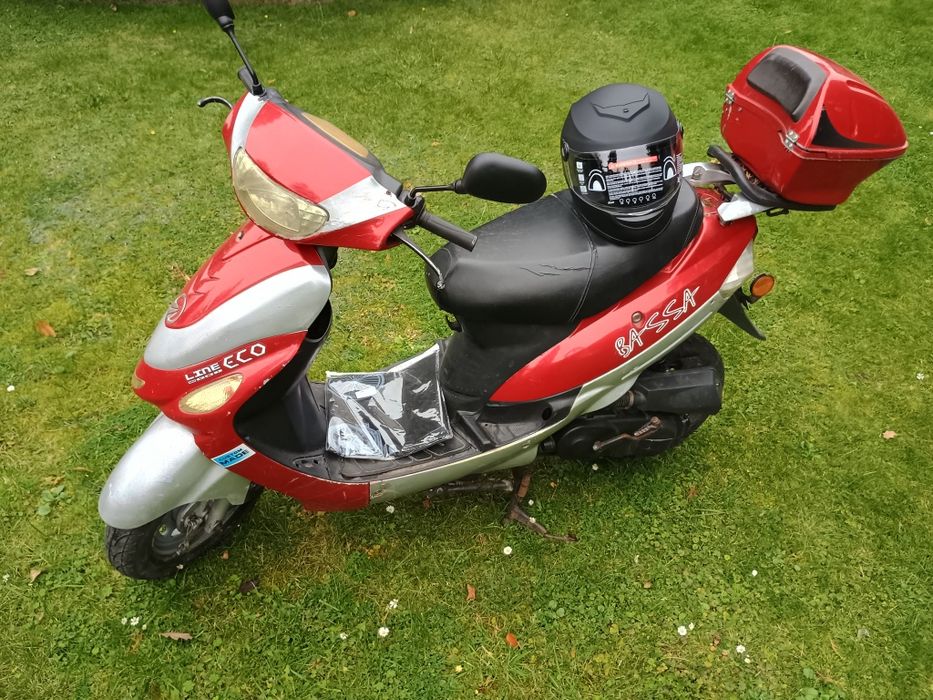 Skuter Router Bassa 4T z Kufrem + Nowy Kask/ Możliwy Transport
