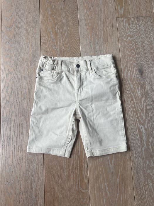 Szorty Petit Bateau 128 cm, kremowe