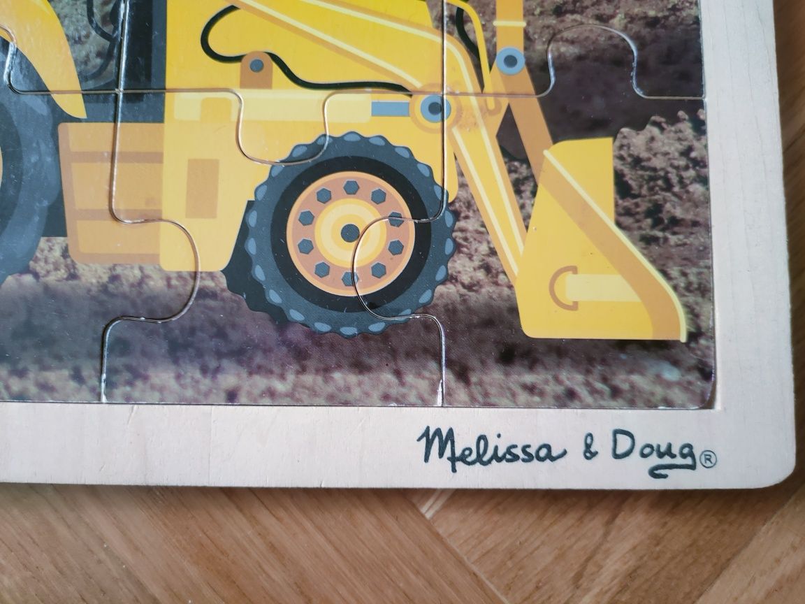 Drewniane puzzle melissa&doug
