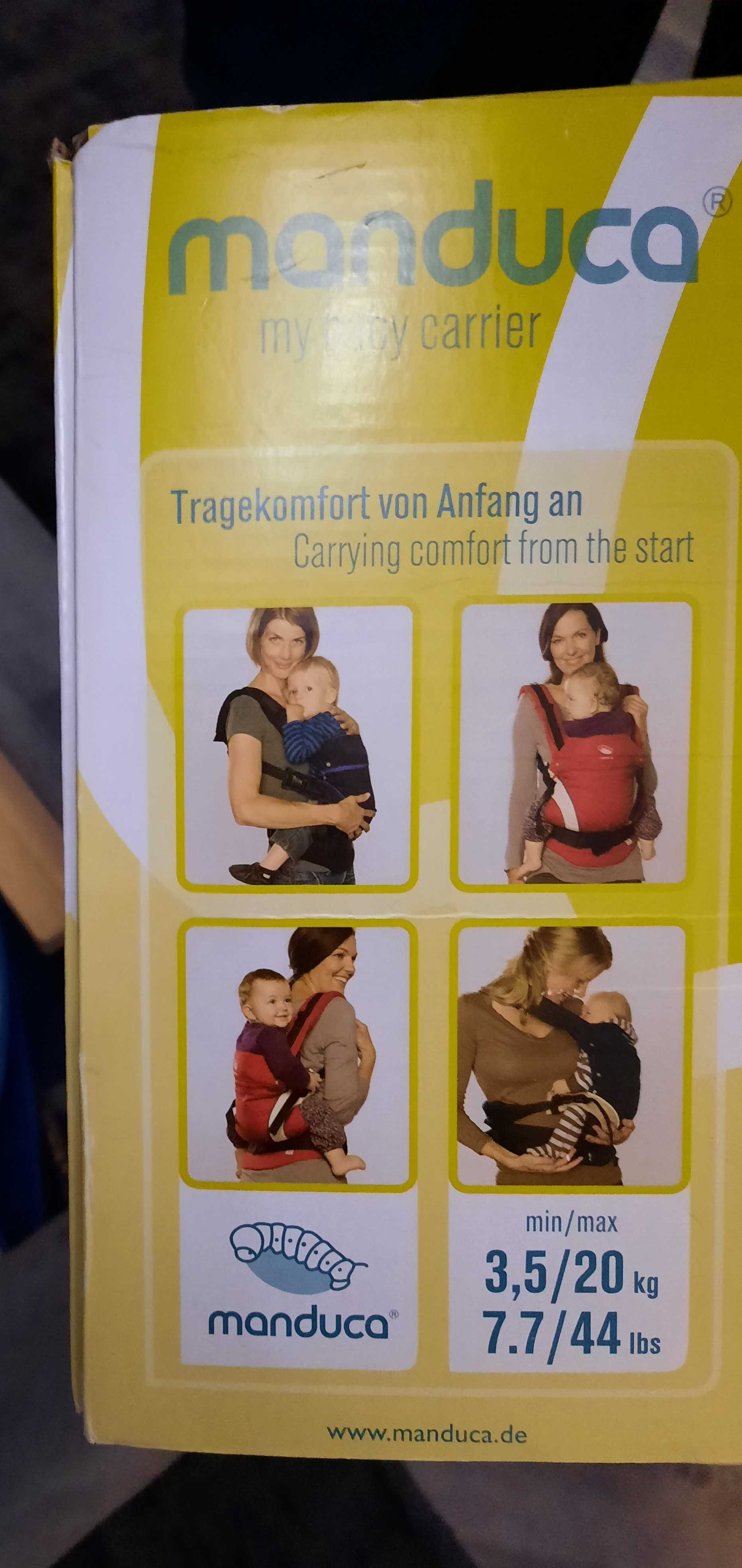 Nosidełko chusta do noszenia niemowląt manduca 3.5-20kg