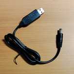 Кабель для підключення роутера 12v DC 5.5x2.1 до USB павербанку
