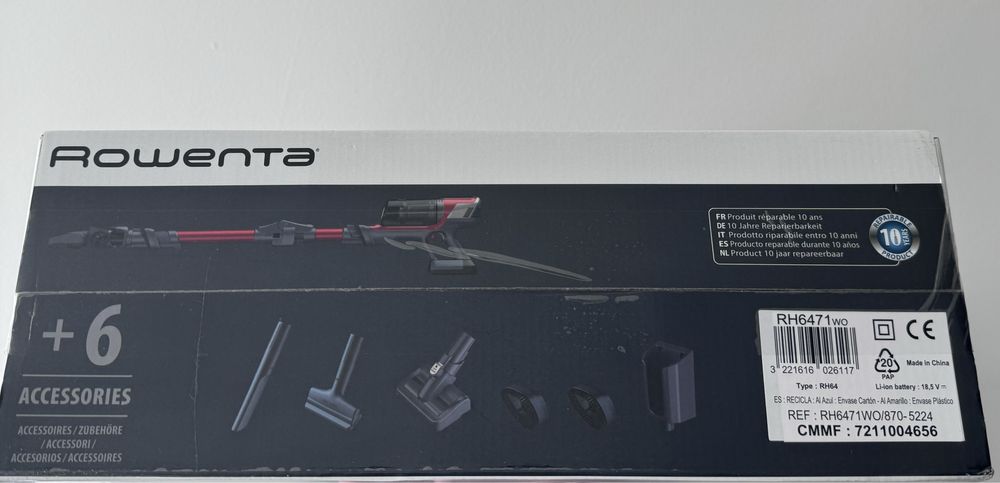 Акумуляторний Вертикальний Ручний Пилосос ROWENTA X-PERT 6.60 Smart