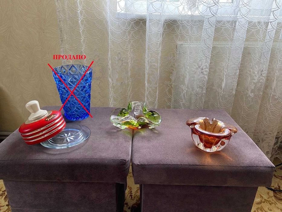 Статуэтки из глины и стекла времен СССР