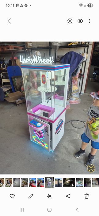 Automat z nagrodami clips Lucky Wheel