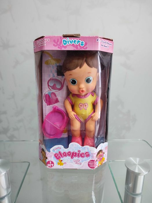 Лялька пупс для купання Bloopies Tobi, висота ляльки 22 см кукла