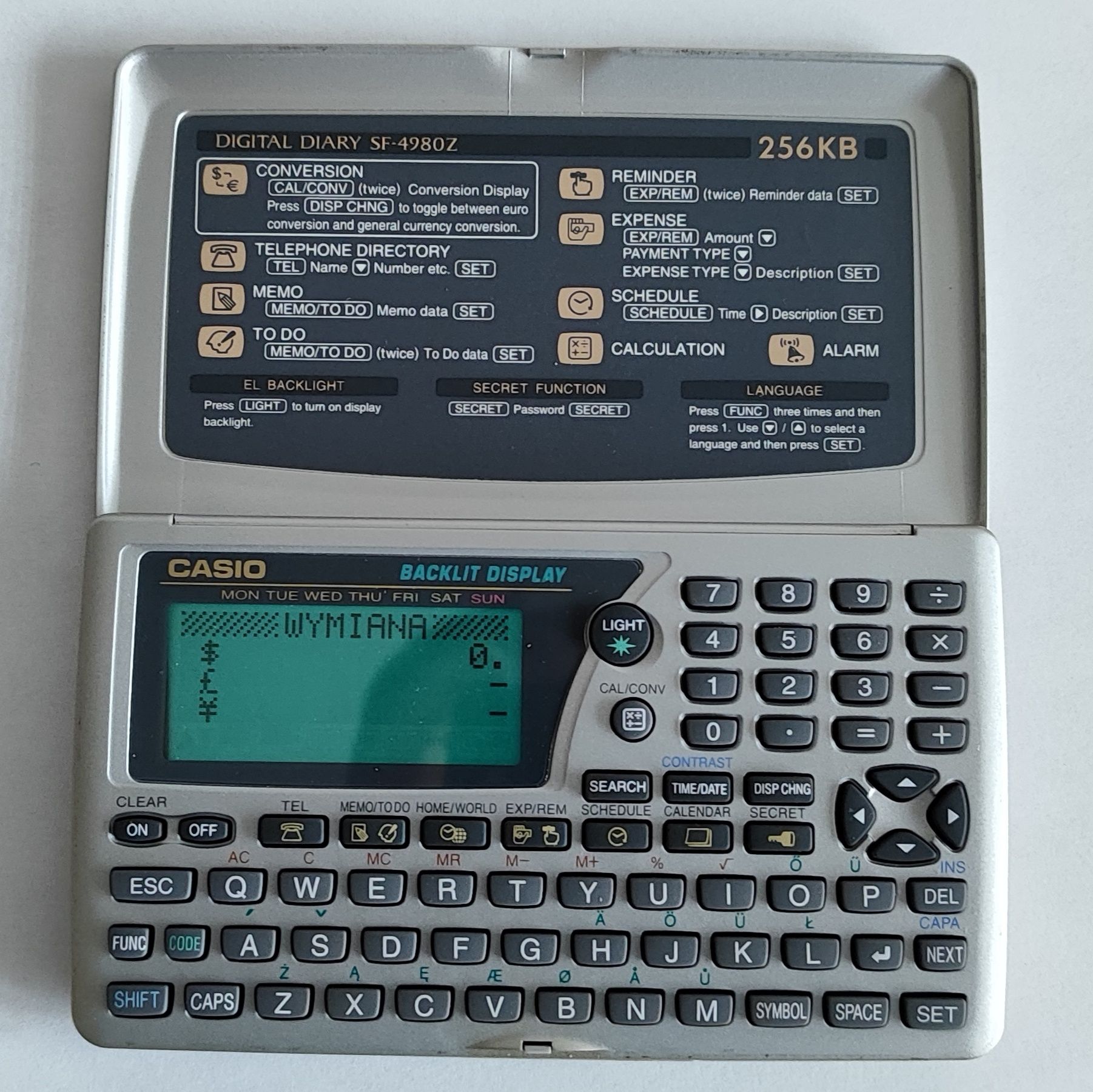 Organizer Casio .