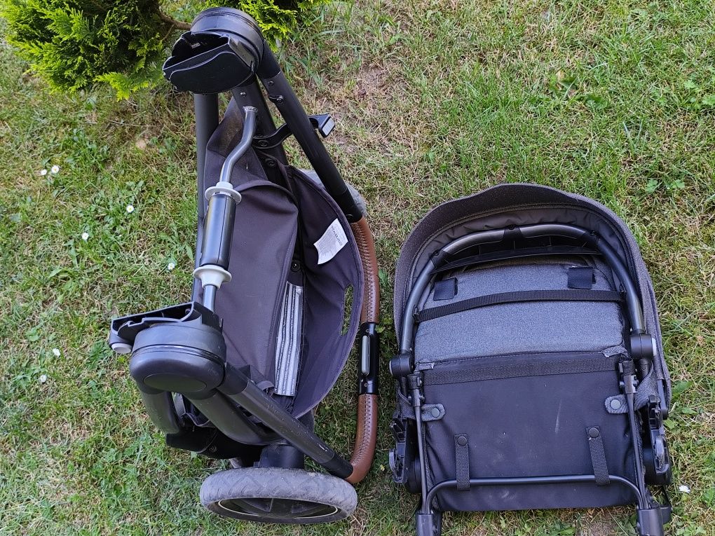 Wózek plus nosidełko z bazą Maxi Cosi