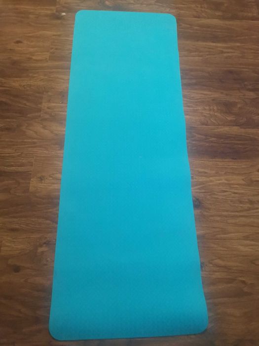 Килимок для фітнесу і йоги Zelart FI-5172-16 TPE+TC 2x-шаровий 6мм