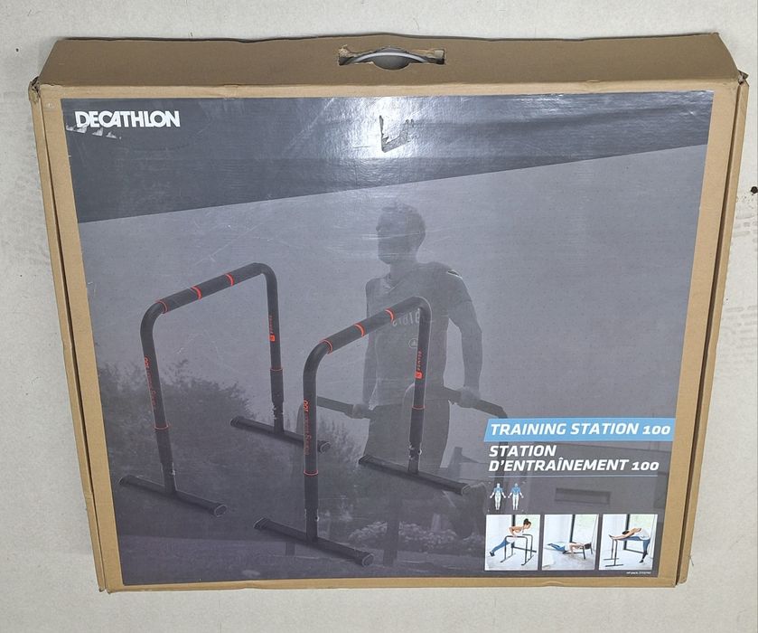 Poręcze Treningowe do Pompek Dipów na Siłownię Decathlon