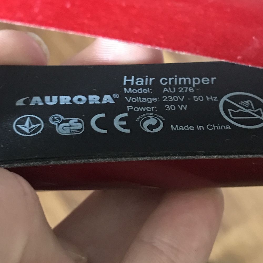 Aurora AU276 утюжок вирівнювач плойка для волосся щіпці випрямляч