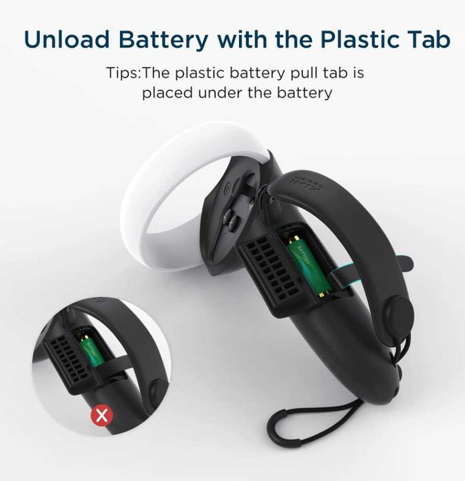 Накладка, чехол KIWI для контролера, джойстика VR Oculus Quest 2