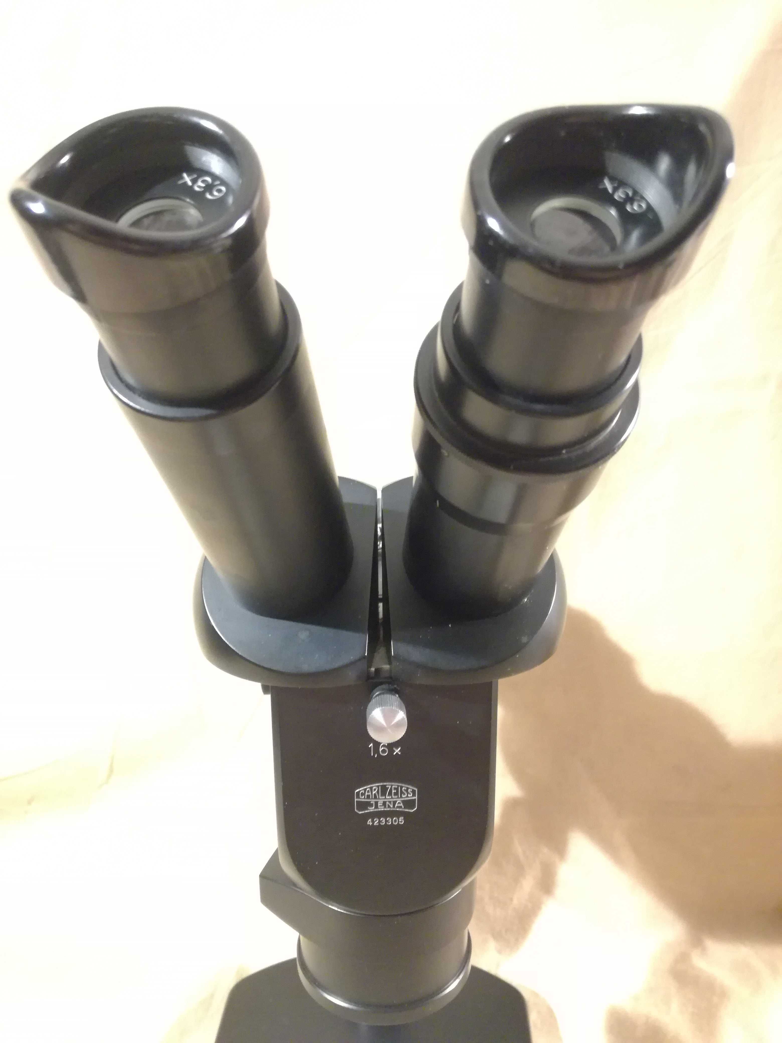 Mikroskop stereo Zeiss 10x GSM lutowanie stereoskopowy pzo mst mbc mbs