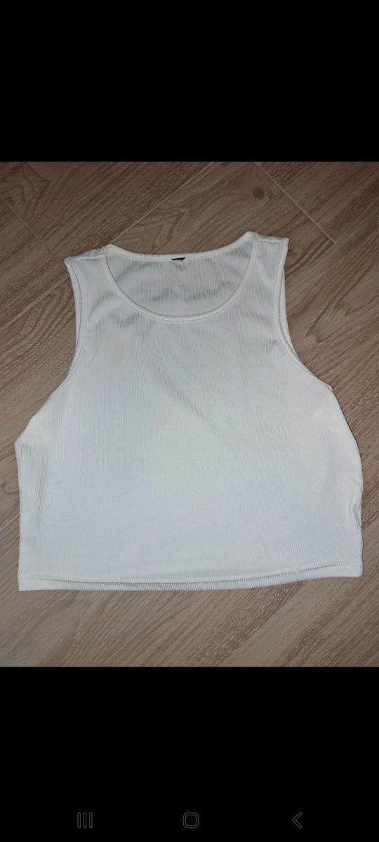 Top Branco, L, Shein