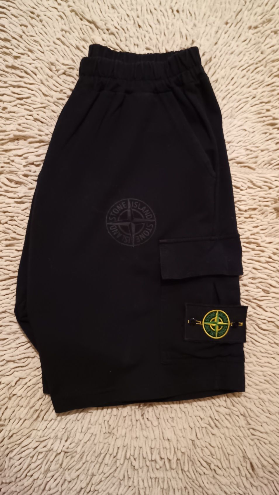 Stone island футболка та шорти комплект