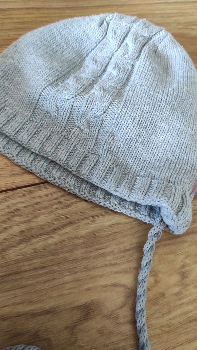 Kurtka niemowlęca jesienna zimowa 80 i czapka