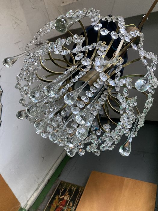 Люстра хрустальная Preciosa Jablonec N.N. 1960е(Чехословаия)