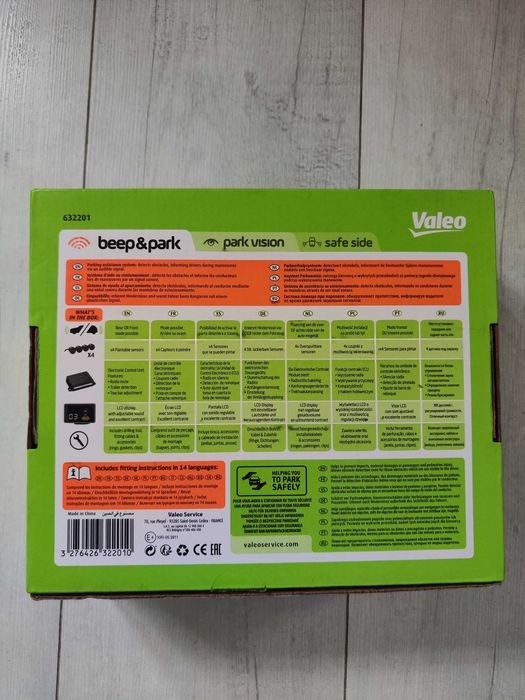 Valeo 632201 czujniki parkowania z LCD